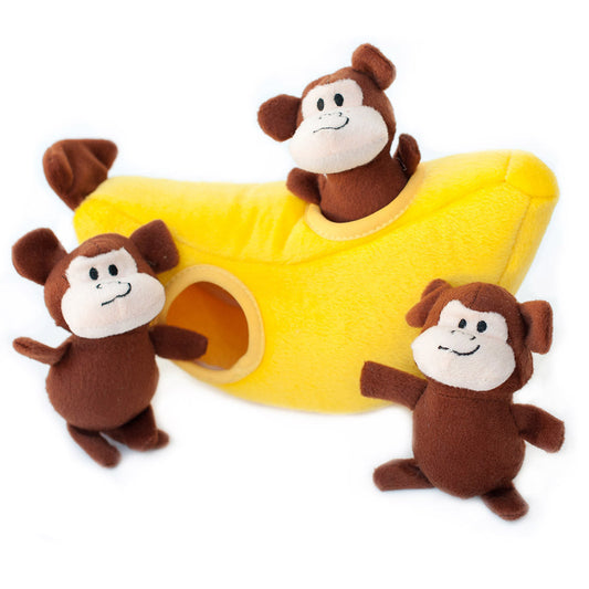 Banana con monos